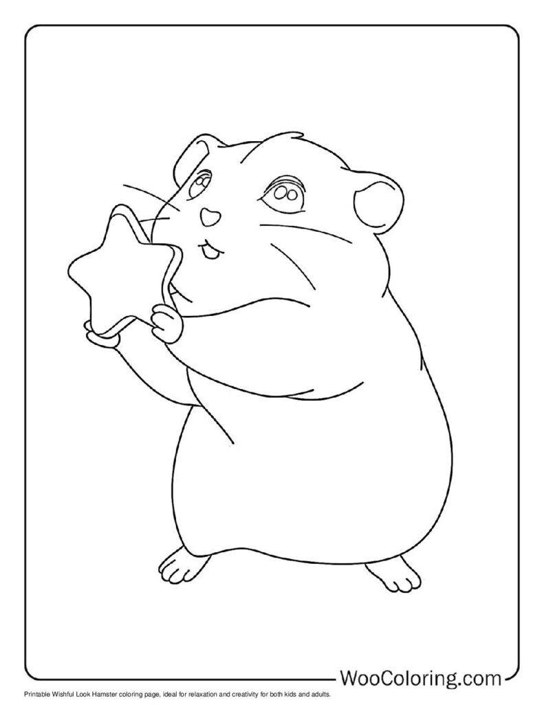 100  Hamster coloring pages  Free PDF To Print  - 16