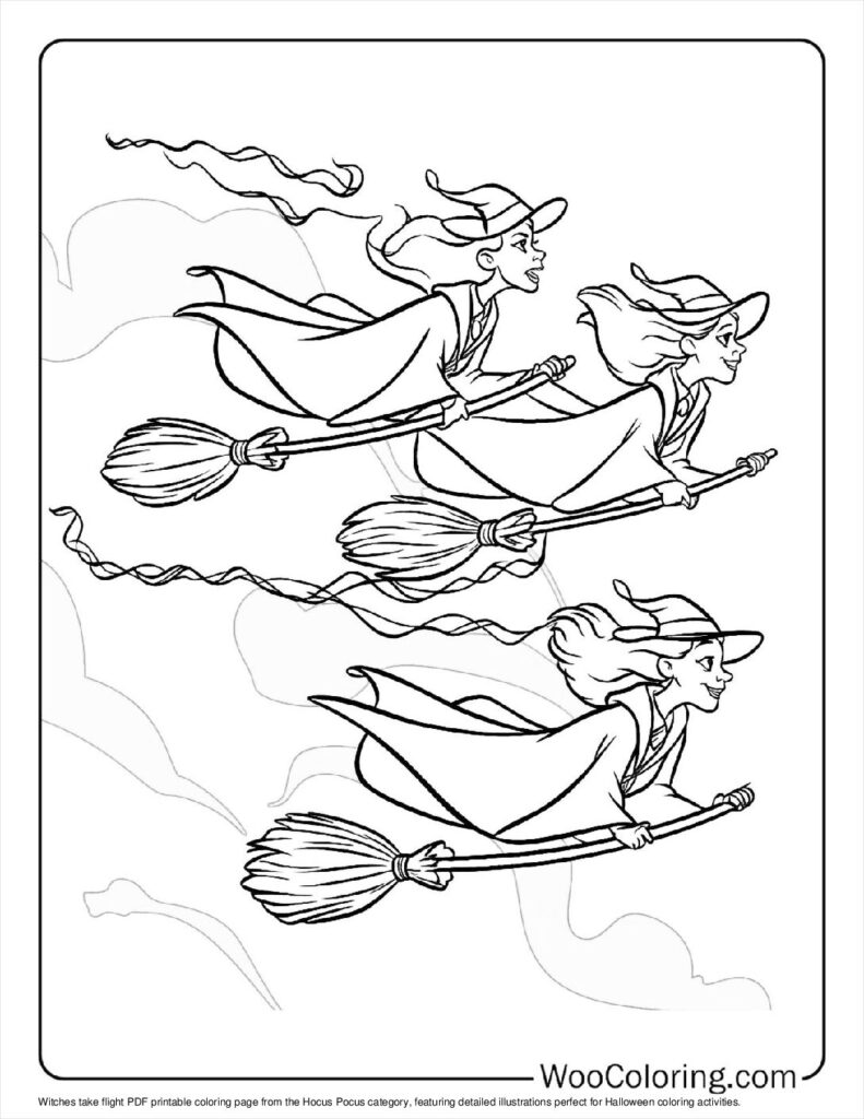 100  Hocus Pocus coloring pages  Free PDF To Print  - 3