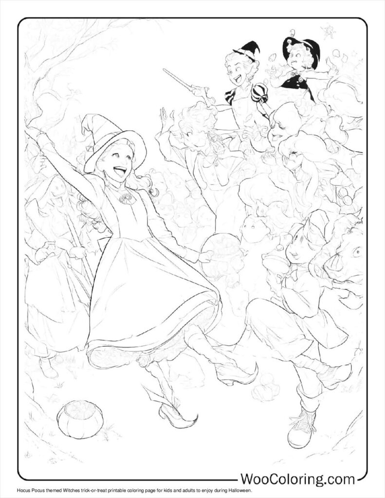 100  Hocus Pocus coloring pages  Free PDF To Print  - 70