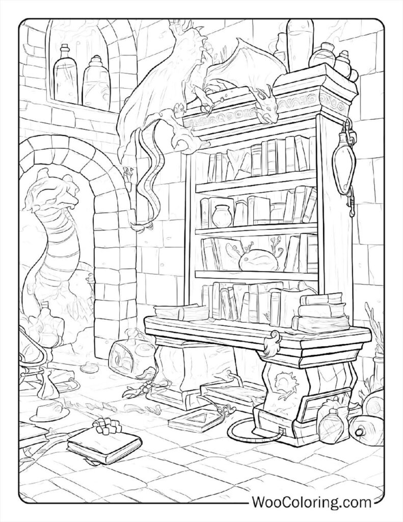 100 Dungeons Dragons coloring pages Free PDF To Print - 25