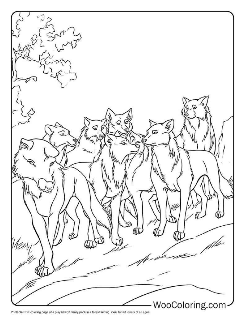 100  Wolf coloring pages  Free PDF To Print  - 58