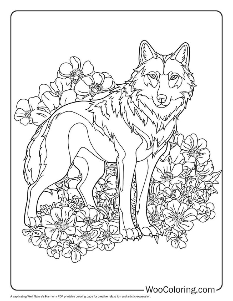100  Wolf coloring pages  Free PDF To Print  - 48