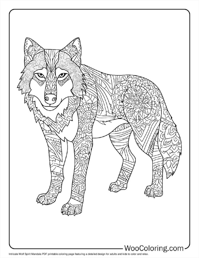 Wolf Spirit Mandala