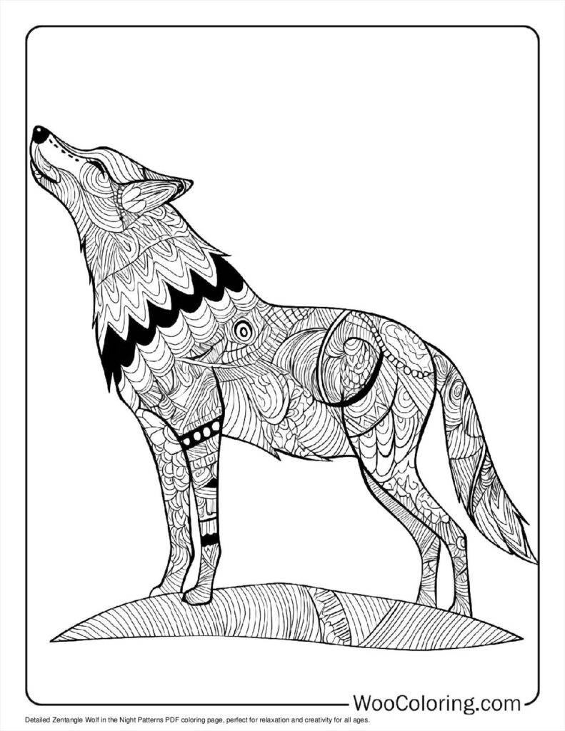 100  Zentangle coloring pages  Free PDF To Print  - 20