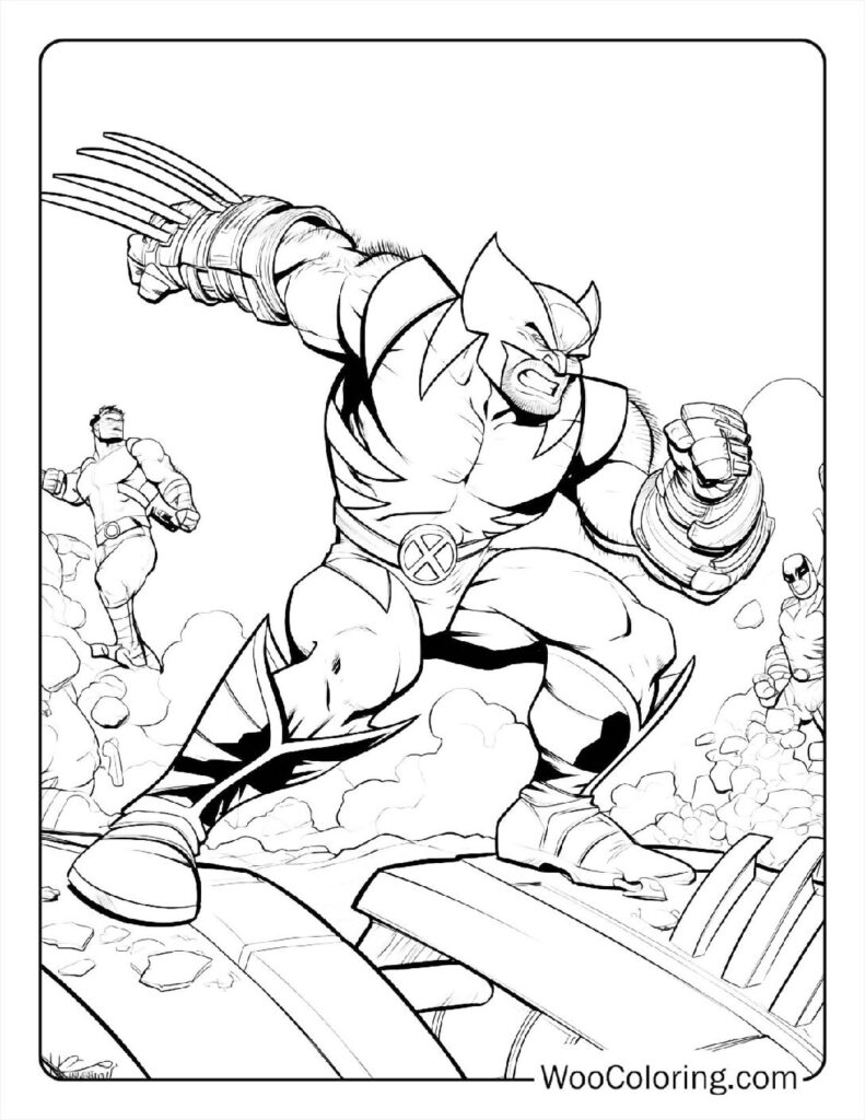 Wolverine's Sentinel Fight