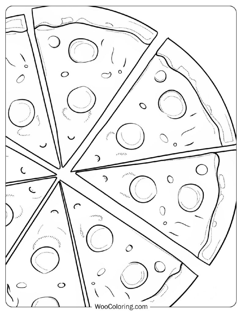 22 Pizza Coloring Pages  Free PDF To Print  - 51