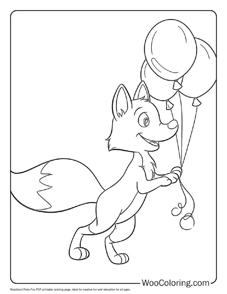 100  Fox coloring pages  Free PDF To Print  - 51