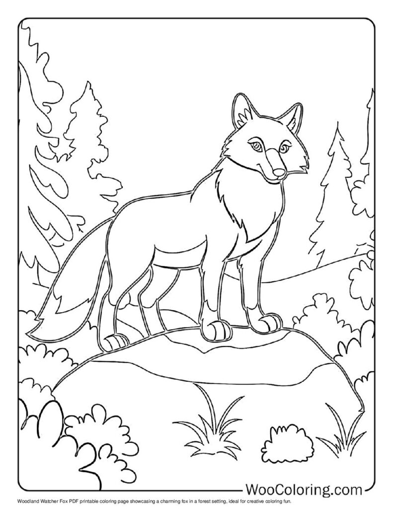 100  Fox coloring pages  Free PDF To Print  - 55