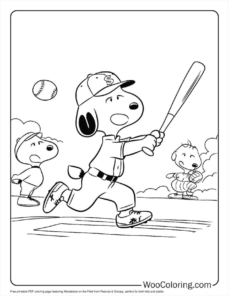 100  Peanuts   Snoopy coloring pages  Free PDF To Print  - 13