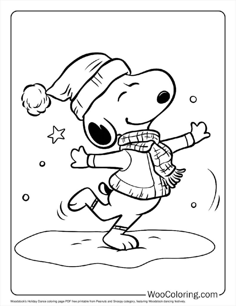 100  Peanuts   Snoopy coloring pages  Free PDF To Print  - 61