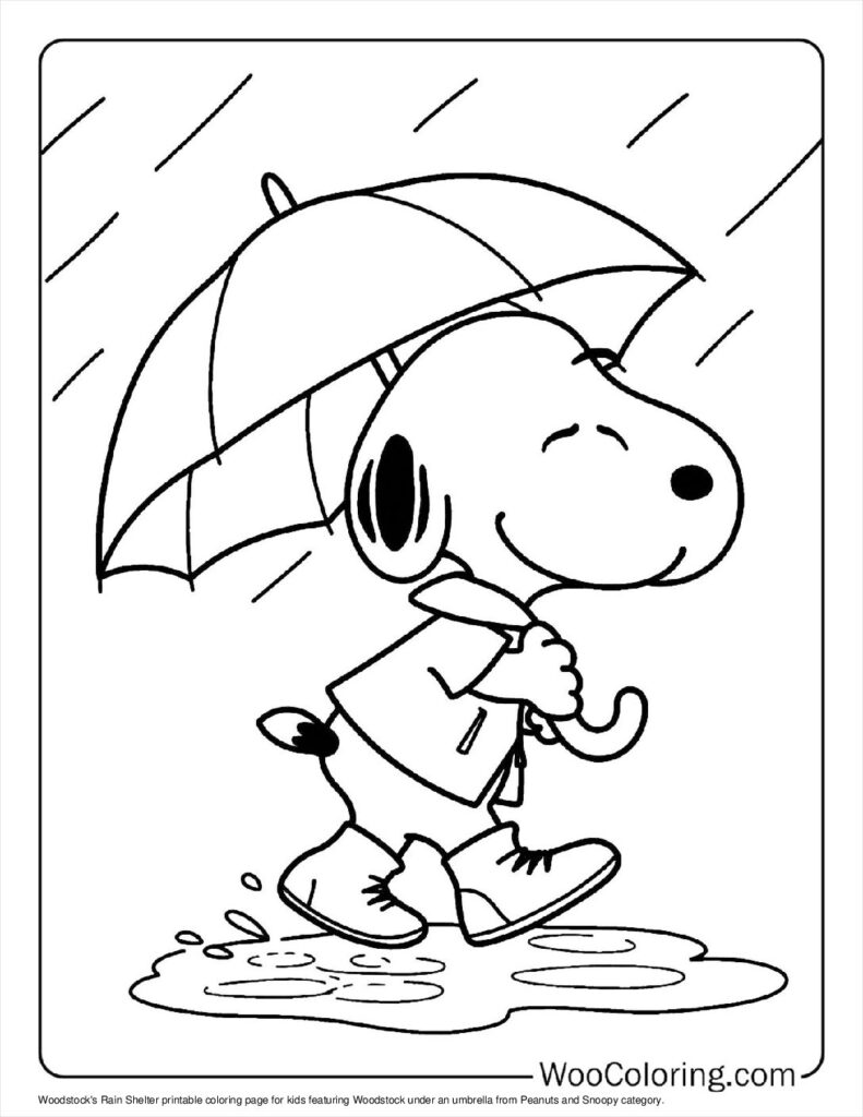 100  Peanuts   Snoopy coloring pages  Free PDF To Print  - 82