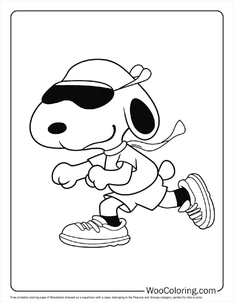 100  Peanuts   Snoopy coloring pages  Free PDF To Print  - 61