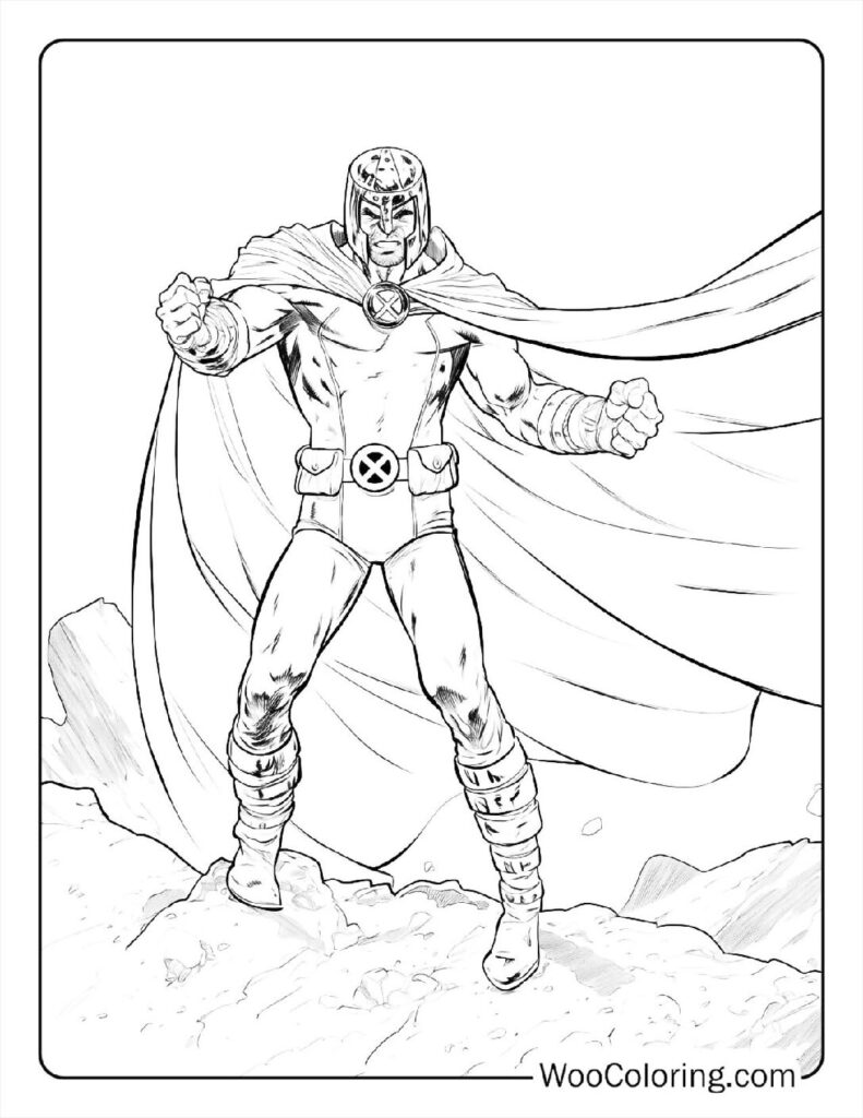 World Reshaped by Magneto Coloring Sheet