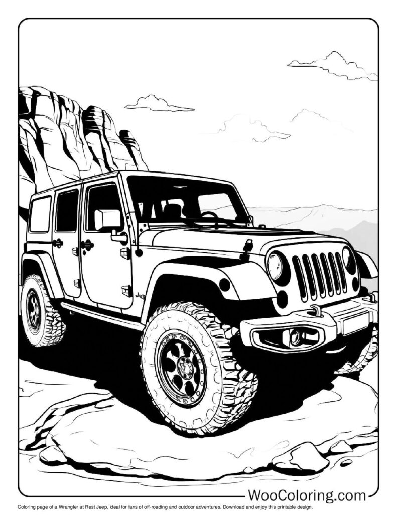 100  Jeep coloring pages  Free PDF To Print  - 85