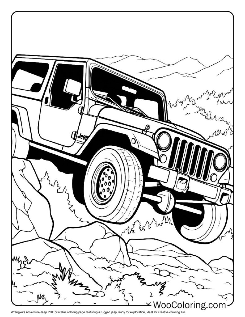 100  Jeep coloring pages  Free PDF To Print  - 23