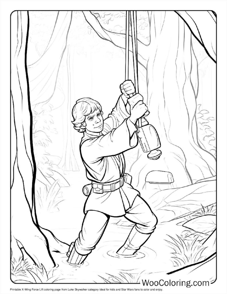 100  Luke Skywalker coloring pages  Free PDF To Print  - 86