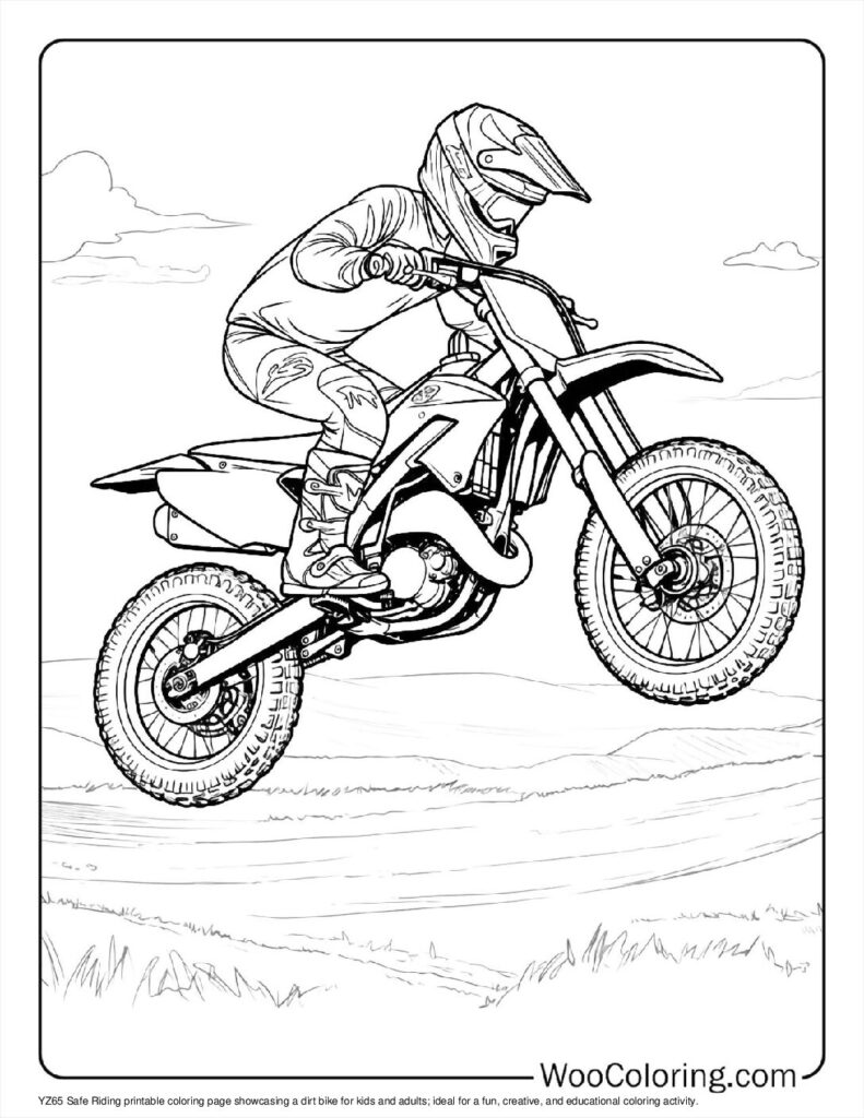 100  Dirt Bike coloring pages  Free PDF To Print  - 2