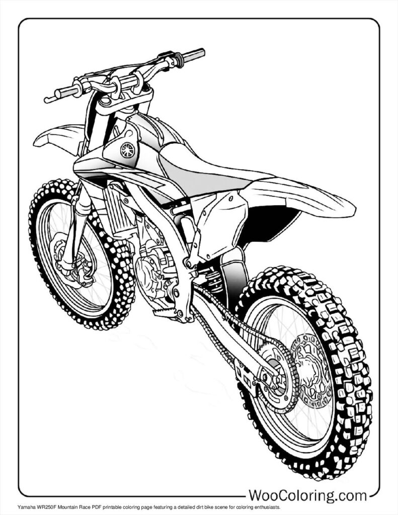 100  Dirt Bike coloring pages  Free PDF To Print  - 90