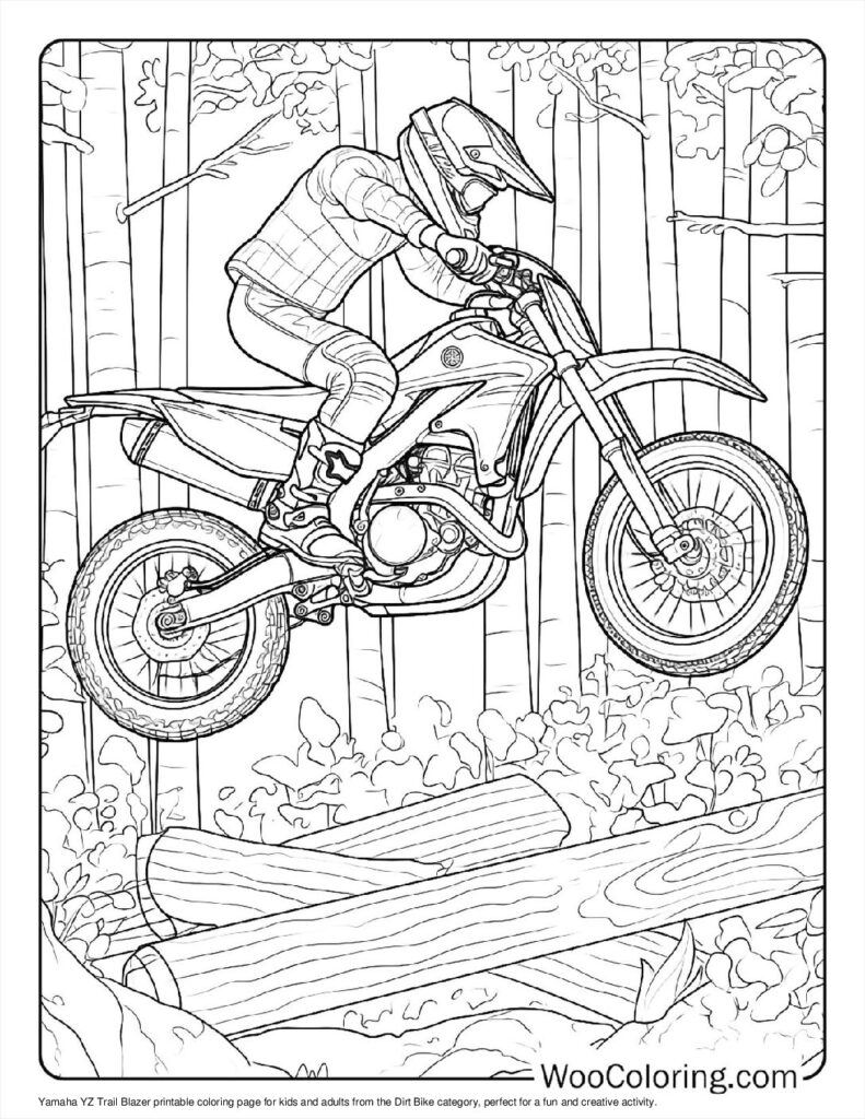 100  Dirt Bike coloring pages  Free PDF To Print  - 21