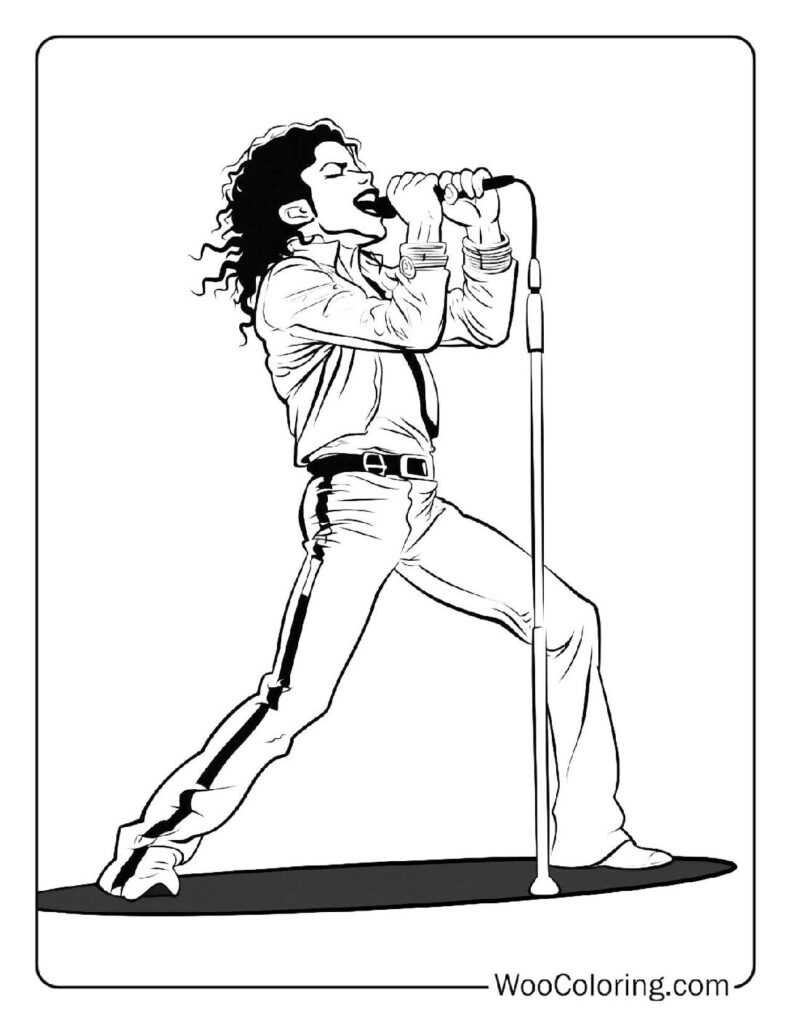 100  Michael Jackson coloring pages  Free PDF To Print  - 28