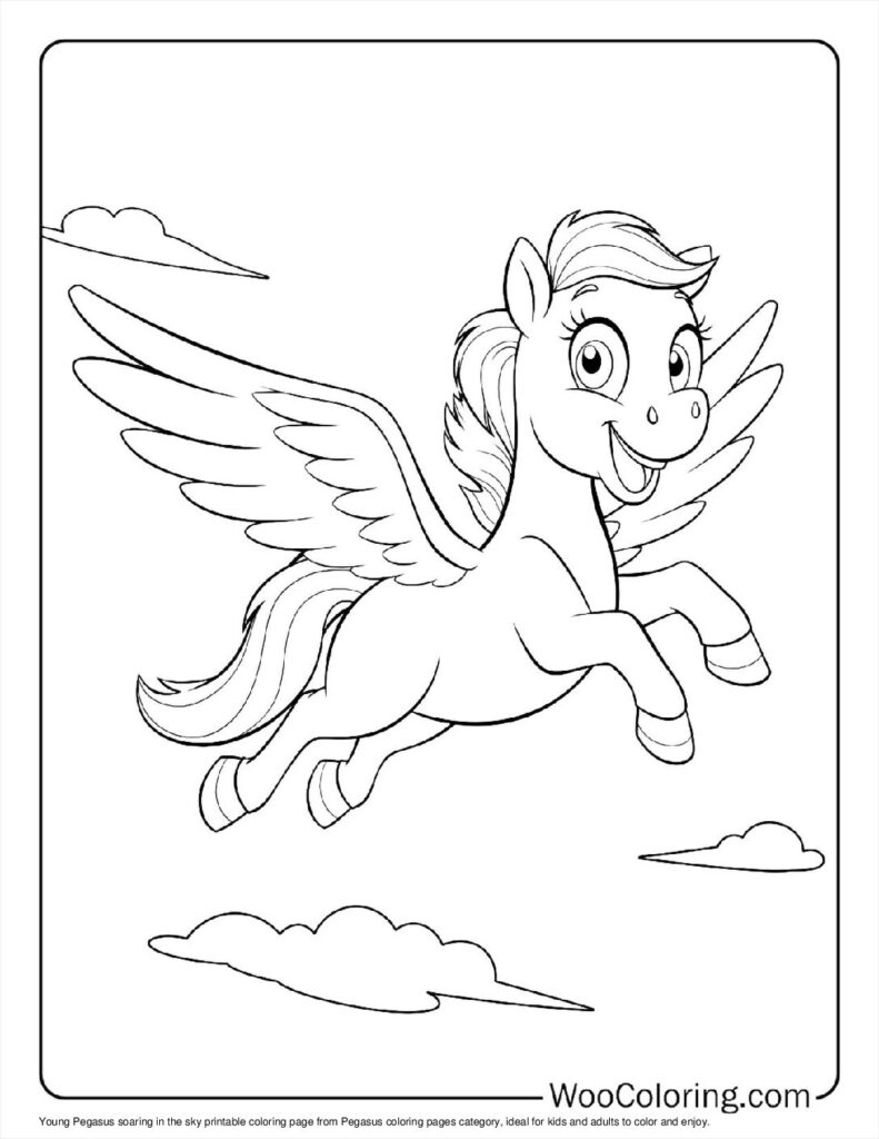 100  Pegasus coloring pages  Free PDF To Print  - 61