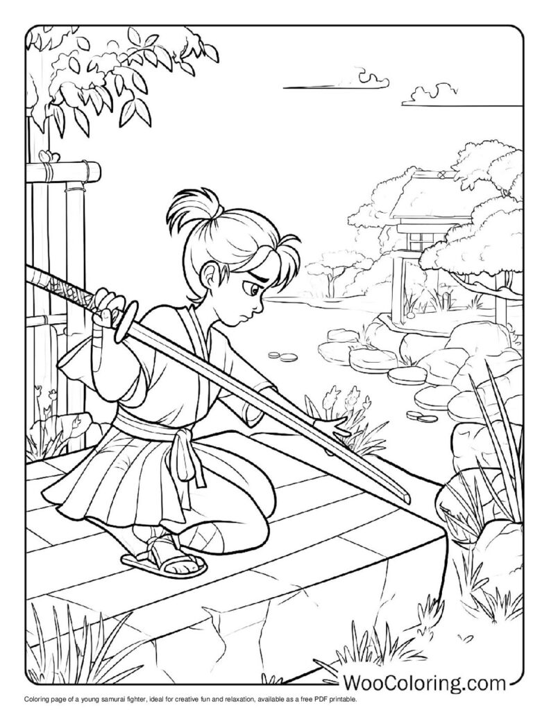 100  Samurai coloring pages  Free PDF To Print  - 85