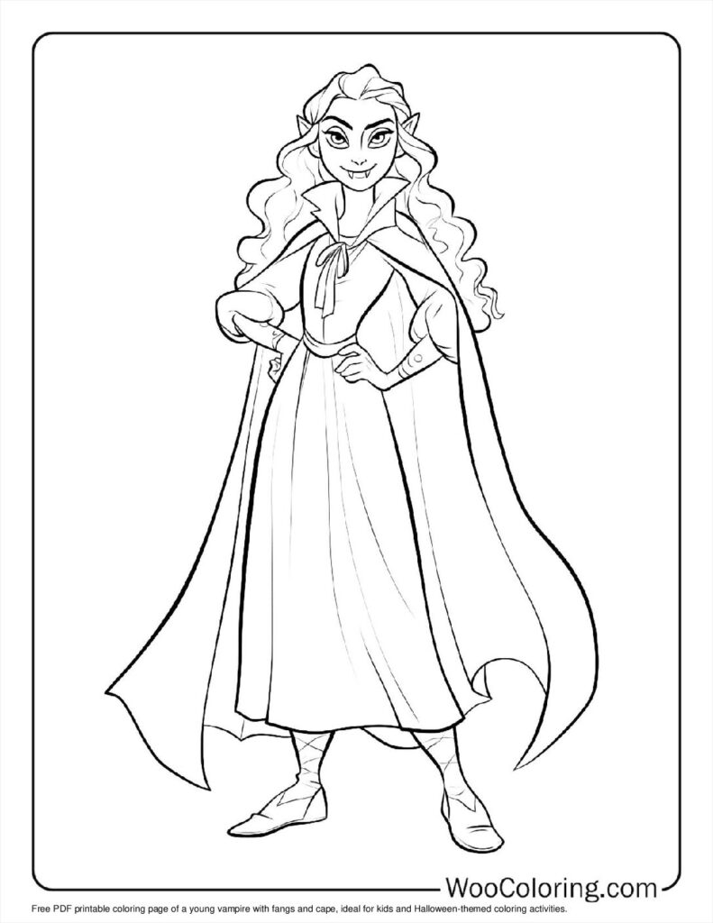 100 Vampire coloring pages Free PDF To Print - 85