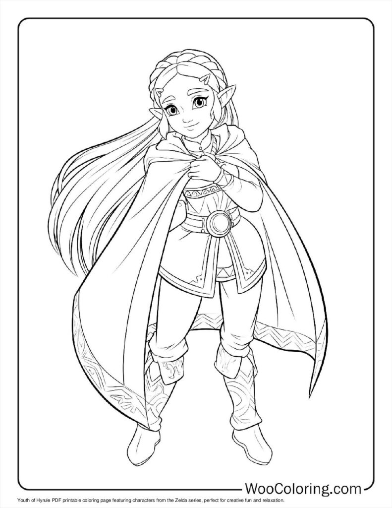100  Zelda coloring pages  Free PDF To Print  - 50