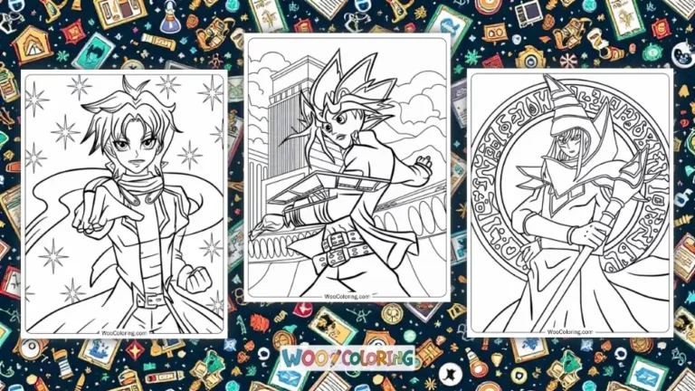 100  Yu Gi Oh coloring pages  Free PDF To Print  - 97