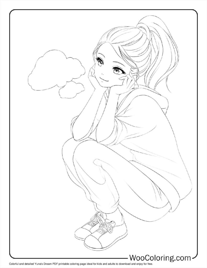 100  Manga coloring pages  Free PDF To Print  - 92