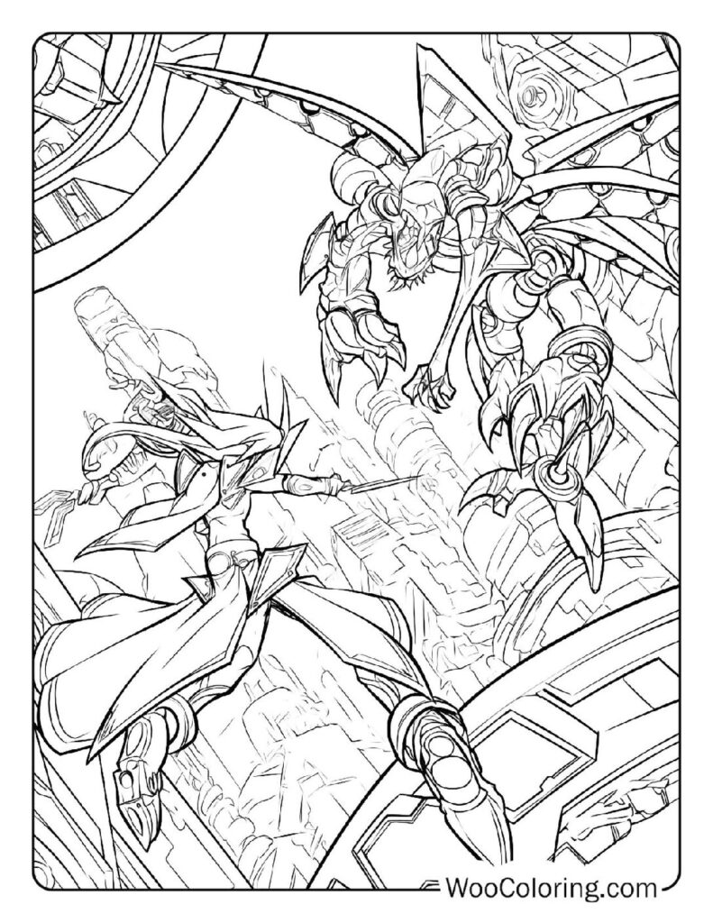 100  Yu Gi Oh coloring pages  Free PDF To Print  - 39