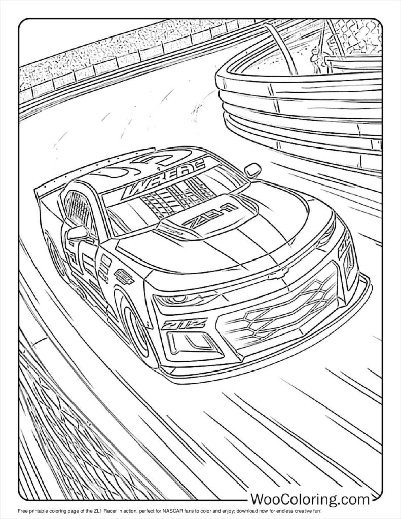 100  NASCAR coloring pages  Free PDF To Print  - 12