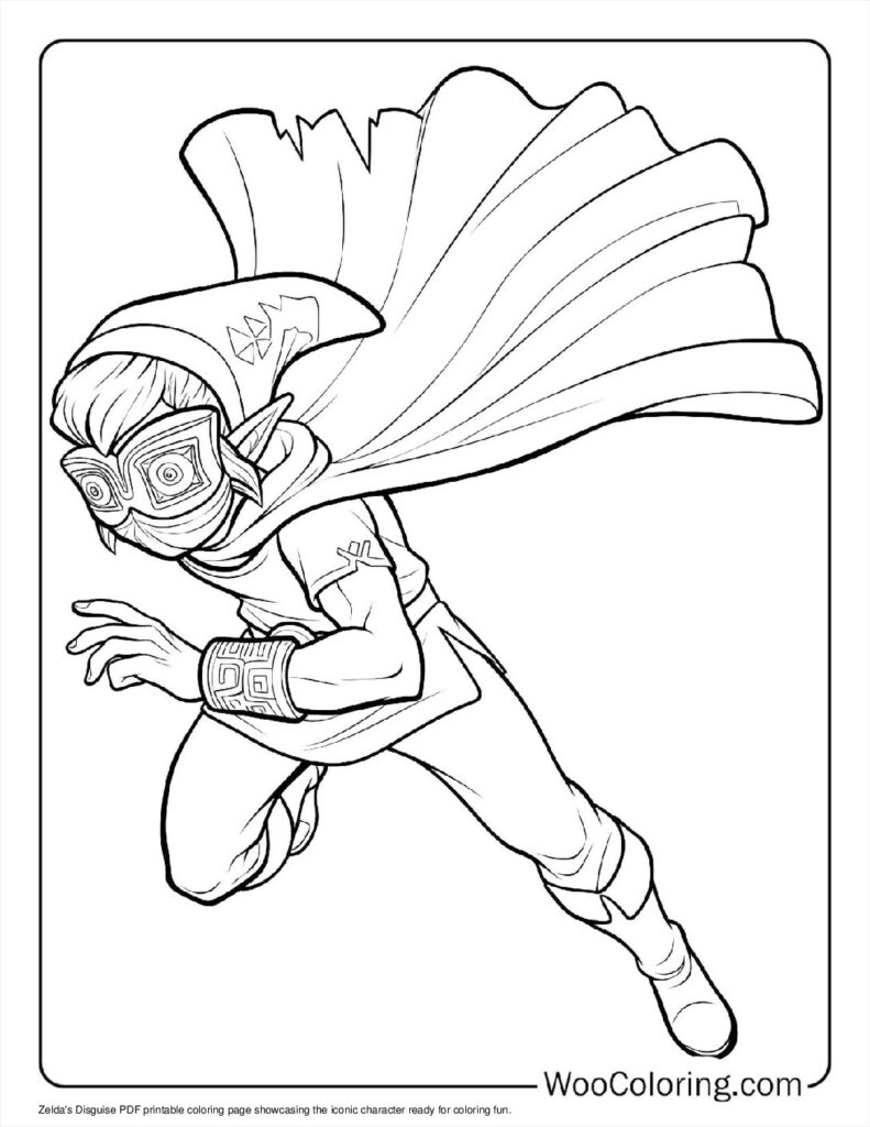 100  Zelda coloring pages  Free PDF To Print  - 73