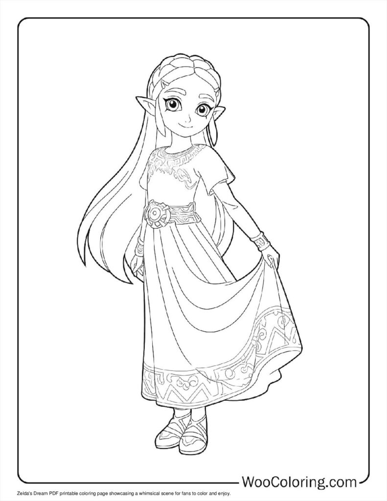 100  Zelda coloring pages  Free PDF To Print  - 62