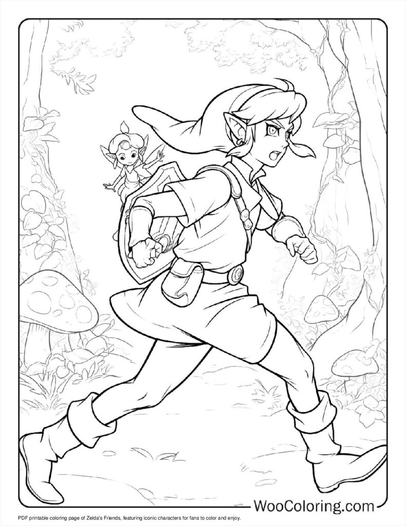 100  Zelda coloring pages  Free PDF To Print  - 29