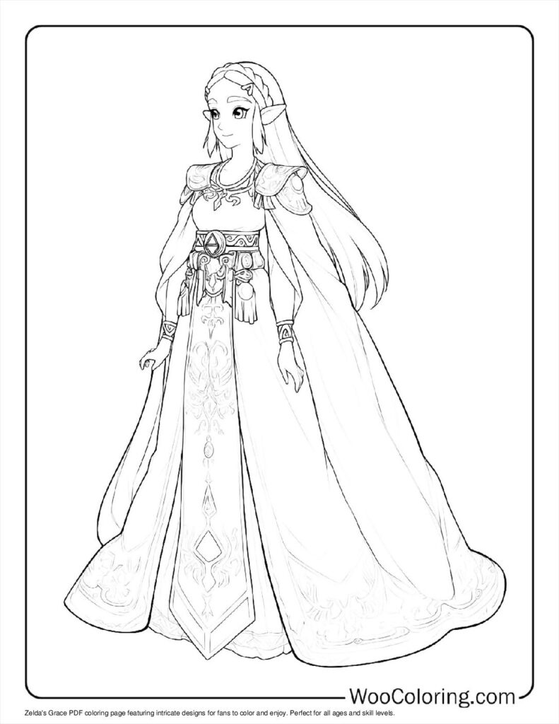 100  Zelda coloring pages  Free PDF To Print  - 88