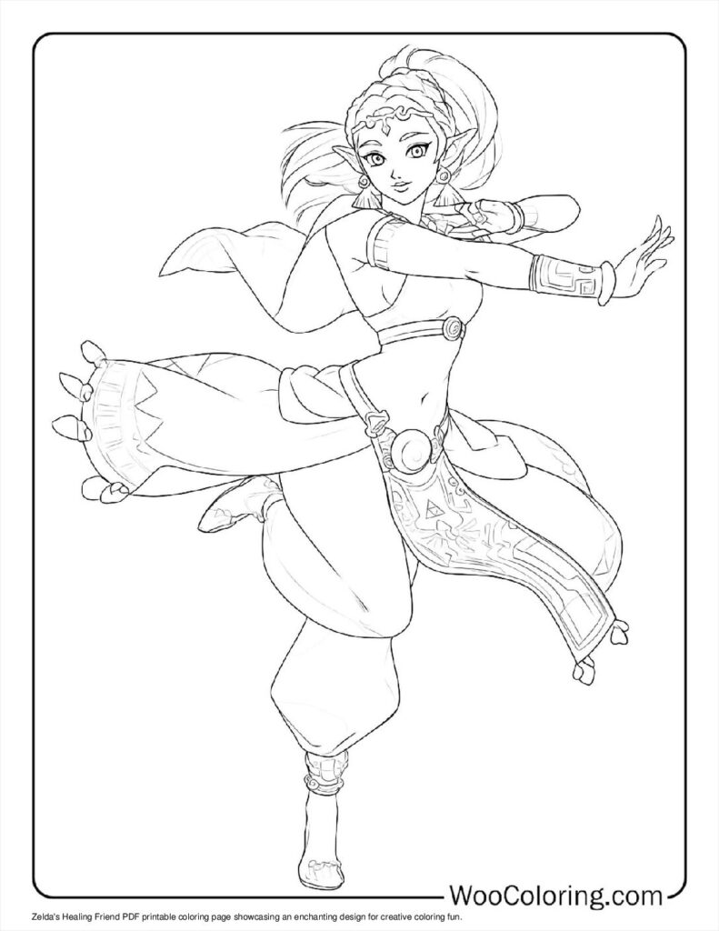 100  Zelda coloring pages  Free PDF To Print  - 20