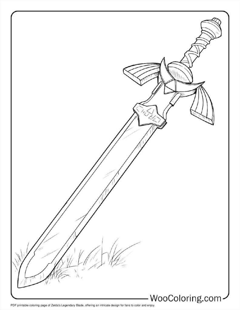 100  Zelda coloring pages  Free PDF To Print  - 7