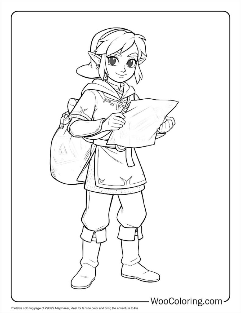 100  Zelda coloring pages  Free PDF To Print  - 56