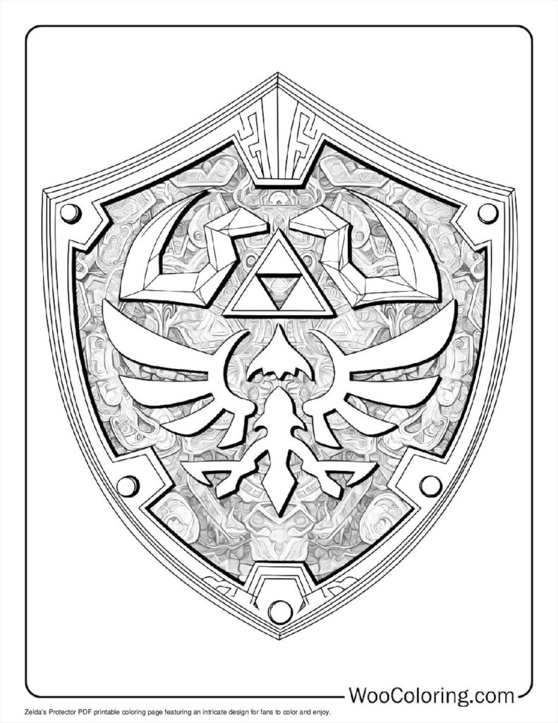 100  Zelda coloring pages  Free PDF To Print  - 36
