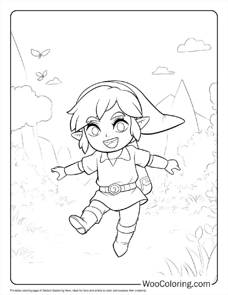 100  Zelda coloring pages  Free PDF To Print  - 15