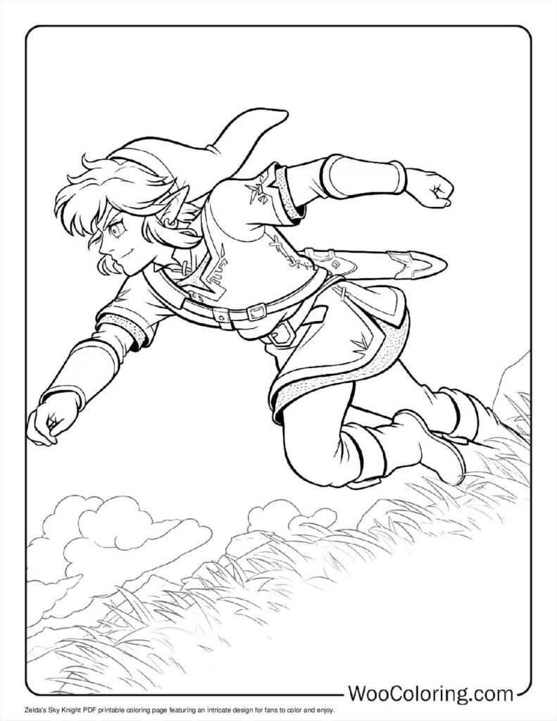 100  Zelda coloring pages  Free PDF To Print  - 63