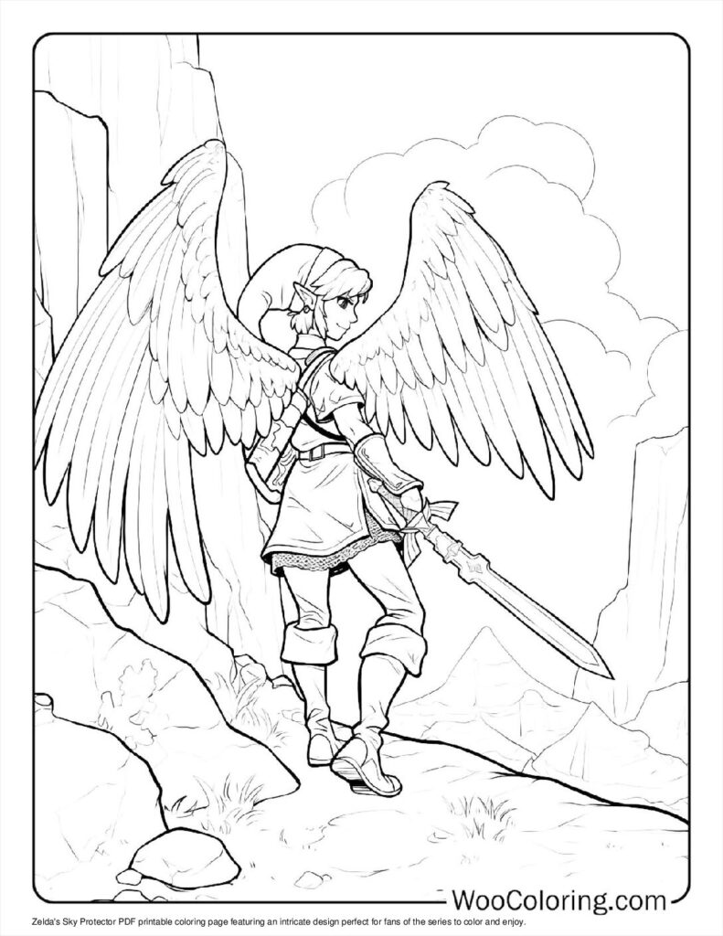 100  Zelda coloring pages  Free PDF To Print  - 25
