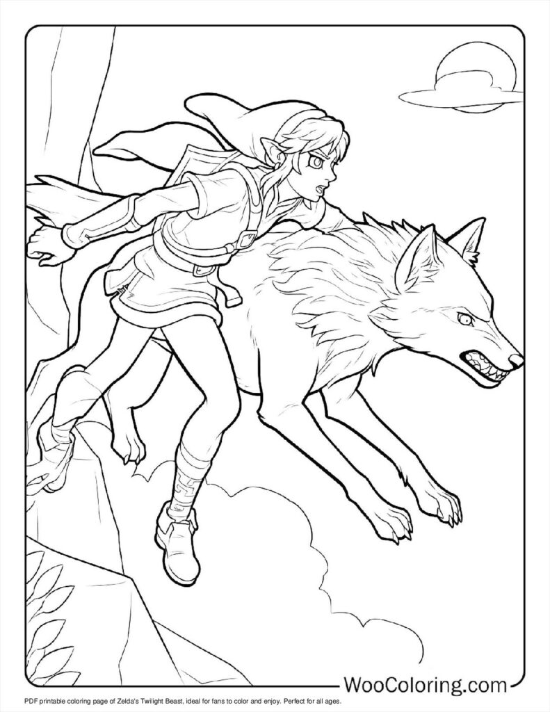 100  Zelda coloring pages  Free PDF To Print  - 29