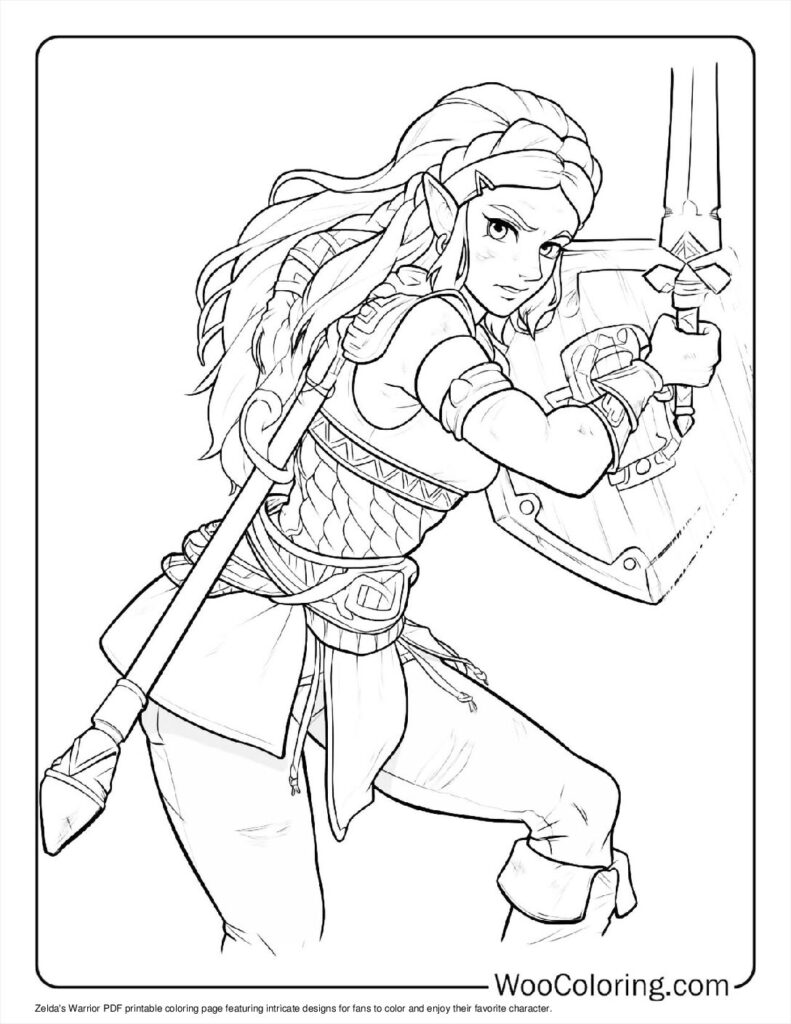 100  Zelda coloring pages  Free PDF To Print  - 50