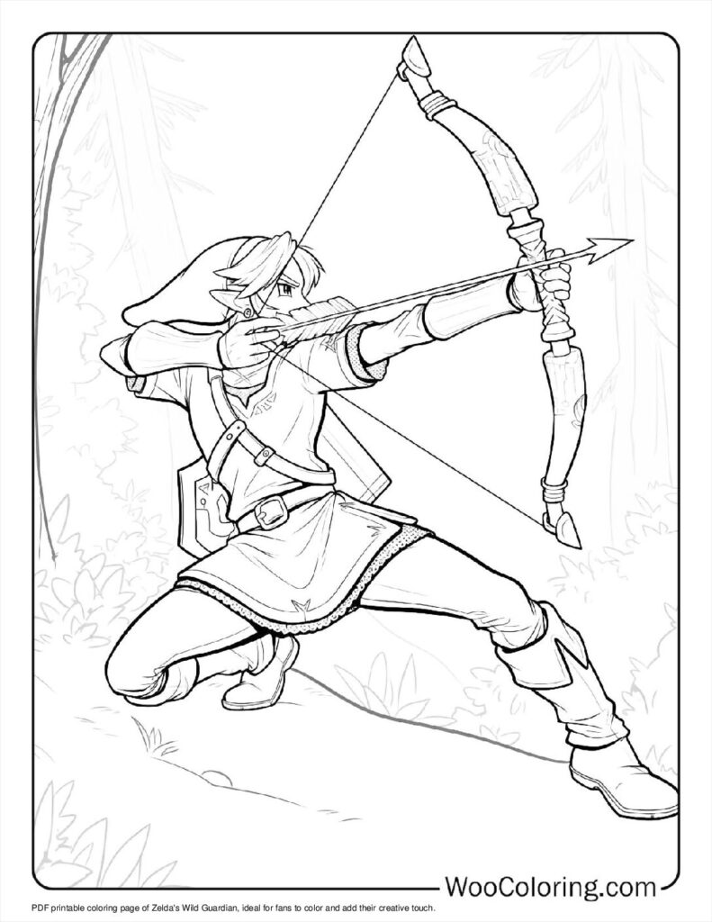 100  Zelda coloring pages  Free PDF To Print  - 40