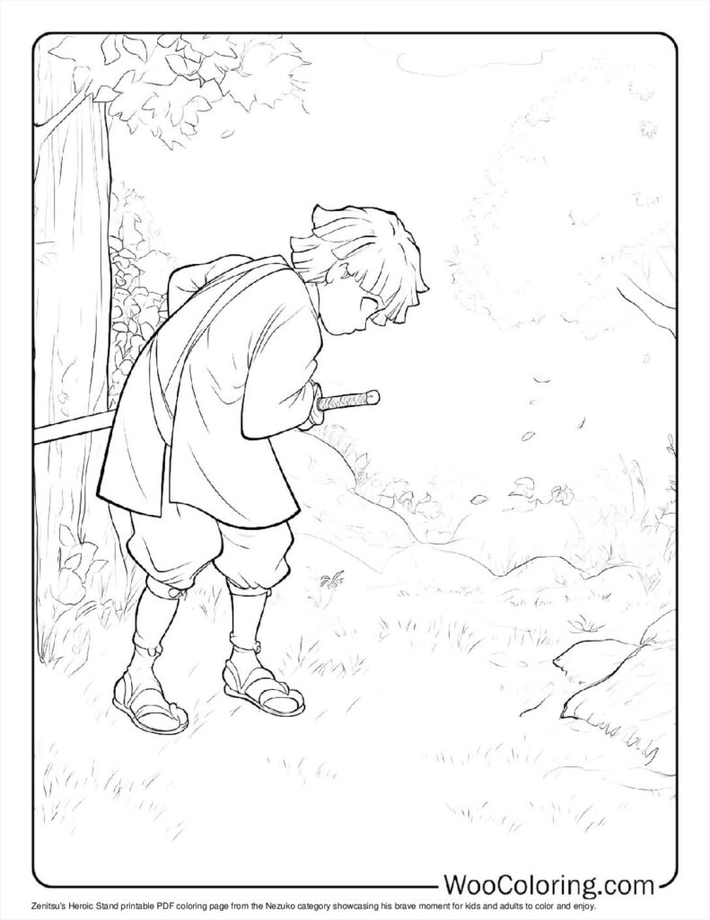 100  Nezuko coloring pages  Free PDF To Print  - 3