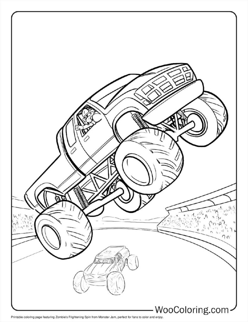 100  Monster Jam coloring pages  Free PDF To Print  - 3