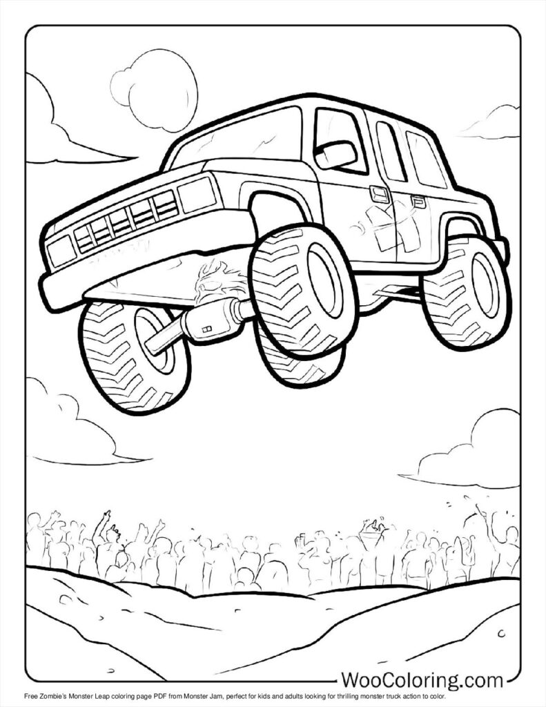 100  Monster Jam coloring pages  Free PDF To Print  - 79